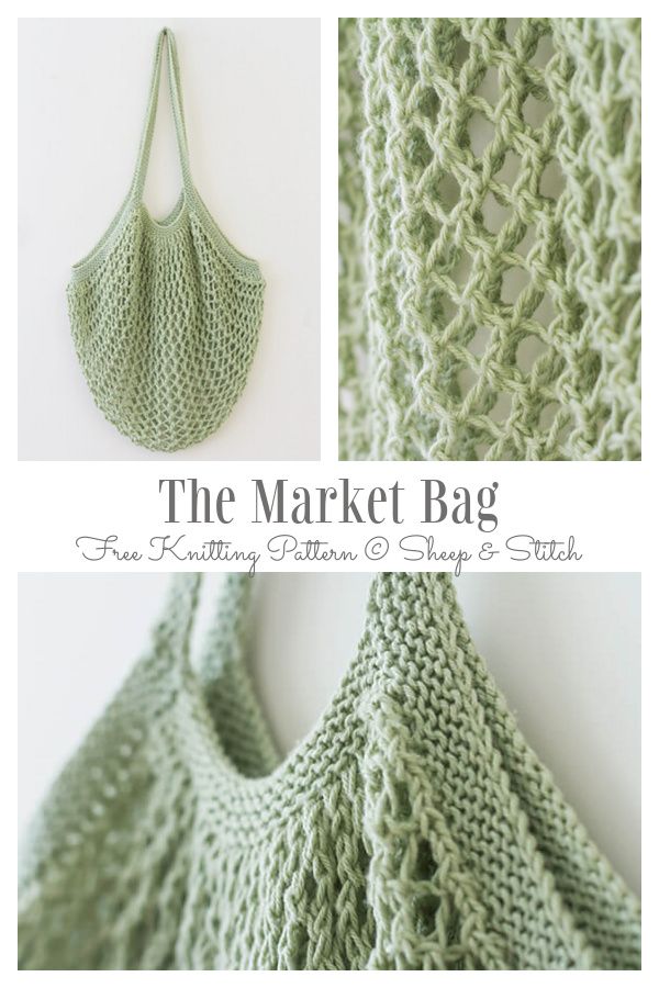  The Market Bag Free Knitting Pattern