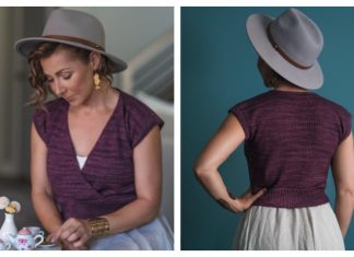 Keziah Summer Sleeve Top Free Knitting Pattern-Limited Time