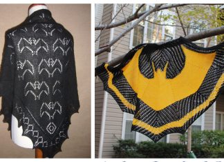 Bat Shawl Free Knitting Patterns