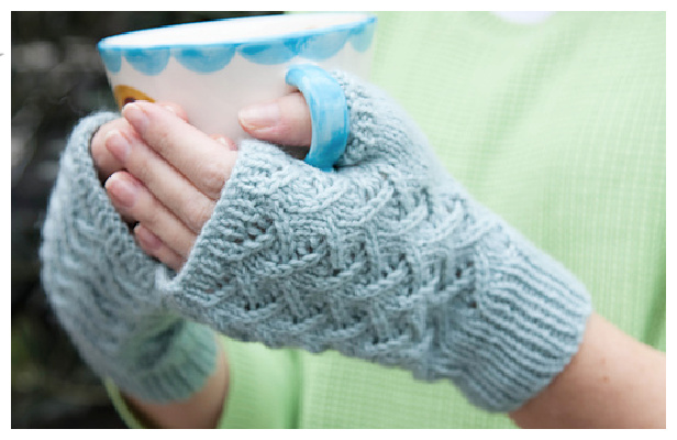 Cafe au Lait Mitts Free Knitting Pattern