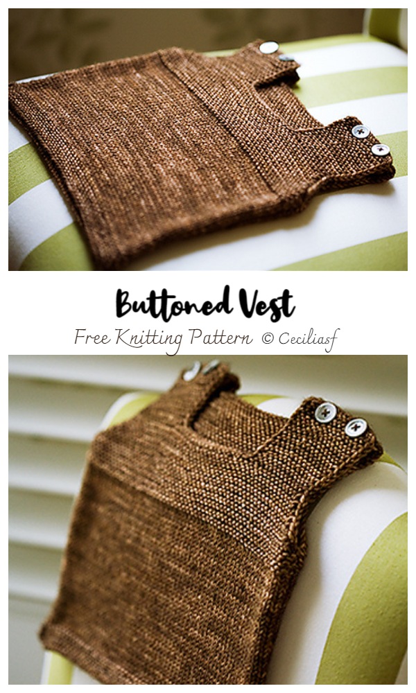 Colin Baby Vest Free Knitting Patterns