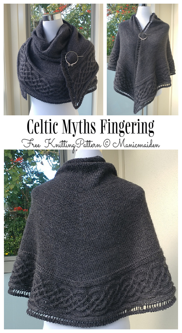 Celtic Myths Fingering Free Knitting Patterns