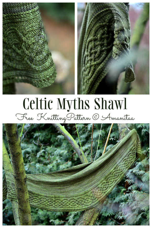 Celtic Myths Shawl Free Knitting Patterns