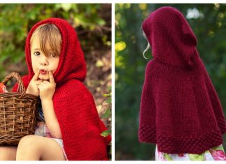 Little Red Cape Free Knitting Patterns