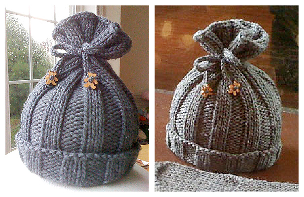 Rib-Knit Baby Hat Free Knitting Pattern