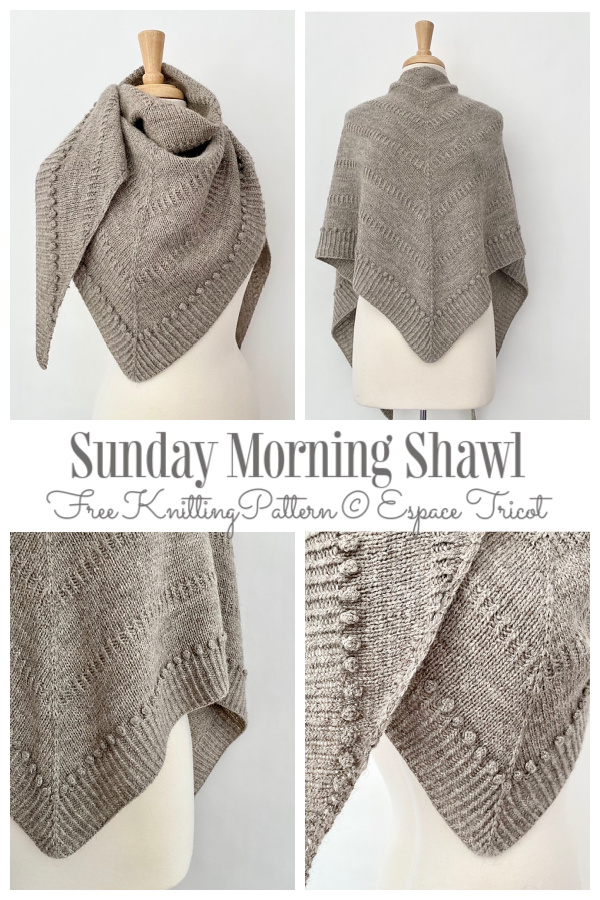Sunday Morning Wrap Shawl Free Knitting Patterns