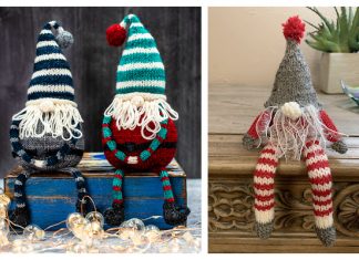Amigurumi Gnome with Legs Knitting Patterns