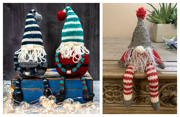 Amigurumi Gnome with Legs Knitting Patterns