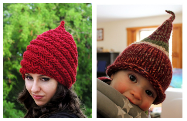 knitted gnome hat