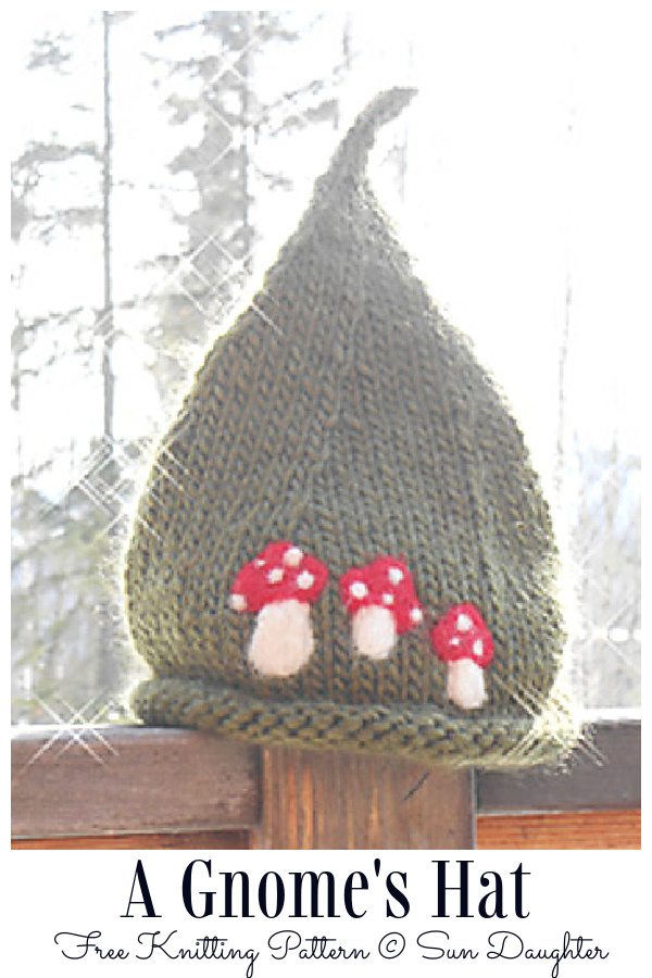 A Gnome's Hat Free Knitting Patterns