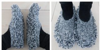 Knit Cleaning Slippers Free Knitting Pattern