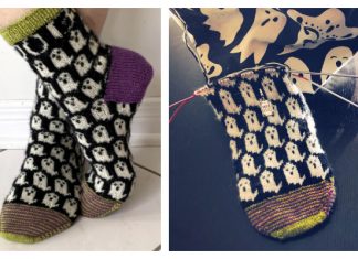 Knit Happy Haunts Socks Free Knitting Pattern