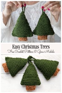 Quick & Easy Christmas Tree Ornament Free Knitting Patterns - Knitting ...