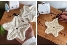 Christmas Star Ornament Free Knitting Patterns