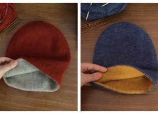 Knit Double Thick Hat Free Knitting Pattern