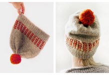 Knit Mosaic Jelka Hat Free Knitting Pattern
