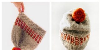 Knit Mosaic Jelka Hat Free Knitting Pattern