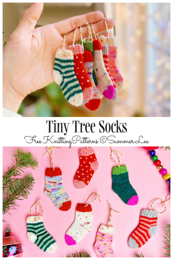 Knit Tiny Tree Socks Free Knitting Pattern