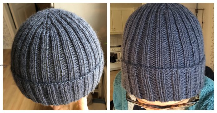 Two by Two Beanie Hat Free Knitting Pattern