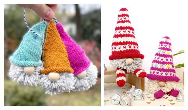 Amigurumi Valentine Gnome Free Knitting Pattern - Knitting Pattern