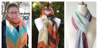 Knit Chevron Scarf Free Knitting Patterns