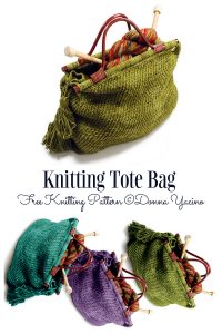 Knitting Tote Bag Free Knitting Pattern - Knitting Pattern