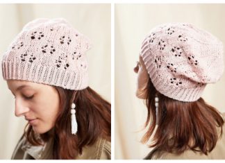 Lace Lily Hat Free Knitting Pattern
