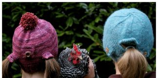 Knit Urban Homesteader Ponytail Hat Free Knitting Pattern