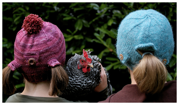 Knit Urban Homesteader Ponytail Hat Free Knitting Pattern