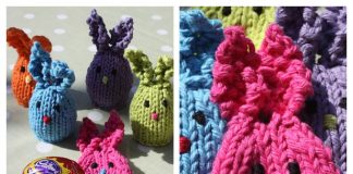 Huggie Bunnies Egg Cozy Free Knitting Pattern