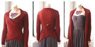 Juliana Convertible Scarf Sweater Free Knitting Pattern