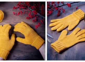Knit Perfect Basic Gloves Free Knitting Pattern