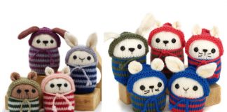 Pookies Animal Bean Bag Knitting Pattern