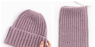 Knit Ribbed Folgate Hat Free Knitting Pattern