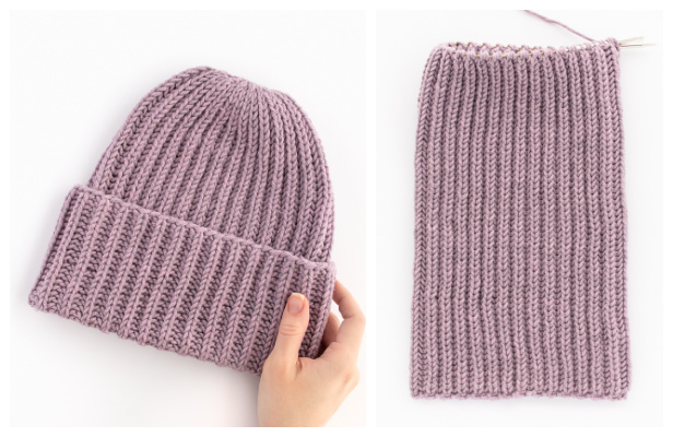 Knit Ribbed Folgate Hat Free Knitting Pattern