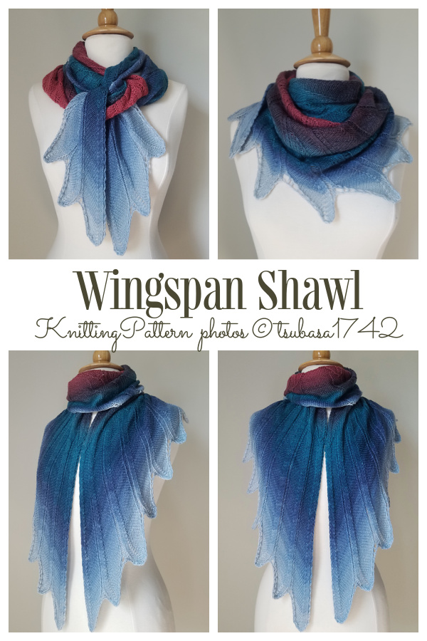 Wingspan Shawl Knitting Pattern