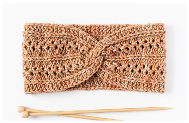 Amber Headband Free Knitting Pattern