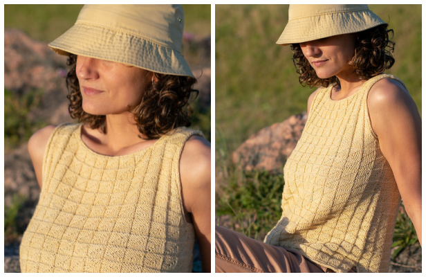April Top Free Knitting Pattern