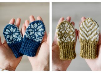 Baby Starlet Mittens Free Knitting Patterns