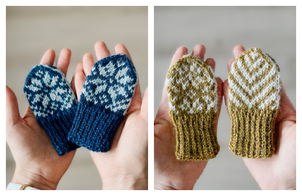 Baby Starlet Mittens Free Knitting Patterns Knitting Pattern