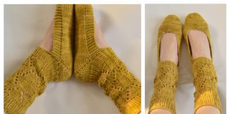 Knit Francis Flats Slippers Free Knitting Pattern