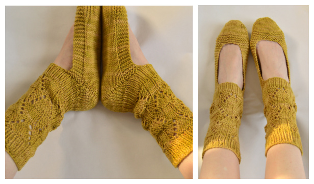 Knit Francis Flats Slippers Free Knitting Pattern