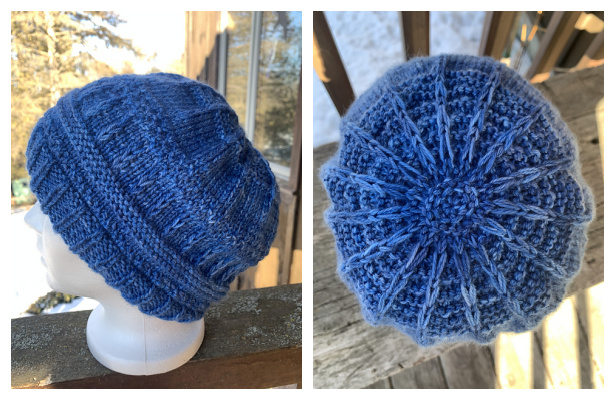 Ripples Make Wave Ribbed Hat Free Knitting Pattern