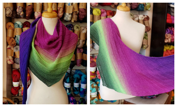 The Junction Shawl Free Knitting Pattern