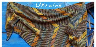 Ukraine Snood Shawl Free Knitting Pattern