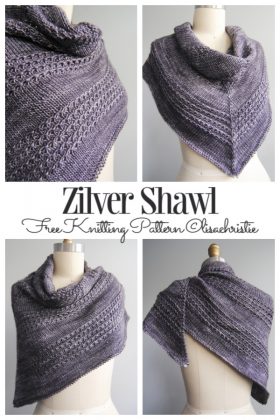 Zilver Shawl Free Knitting Pattern - Knitting Pattern