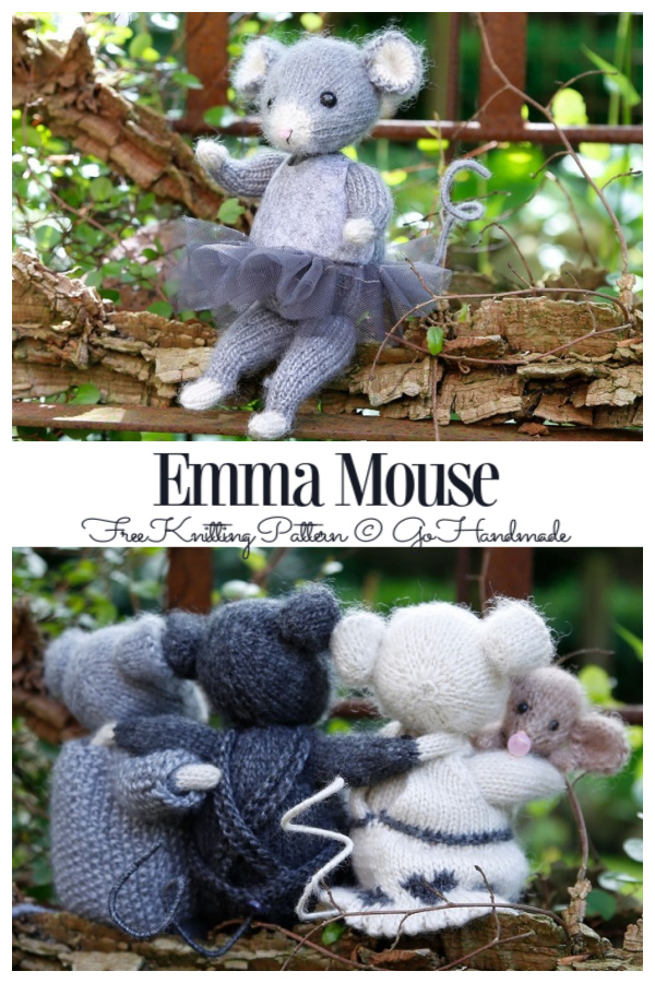 Amigurumi Mice Emma Free Knitting Patterns