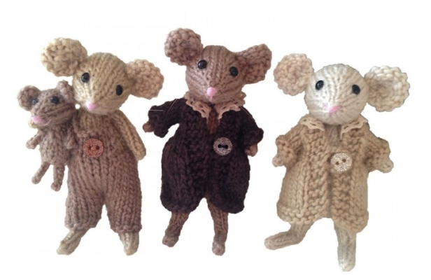 Amigurumi Mice Sisters Free Knitting Patterns
