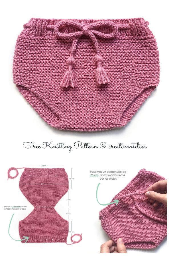 Boho Baby Shorts Free Knitting Patterns
