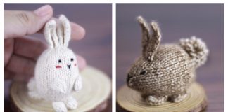 Bunny Keychain Free Knitting Patterns